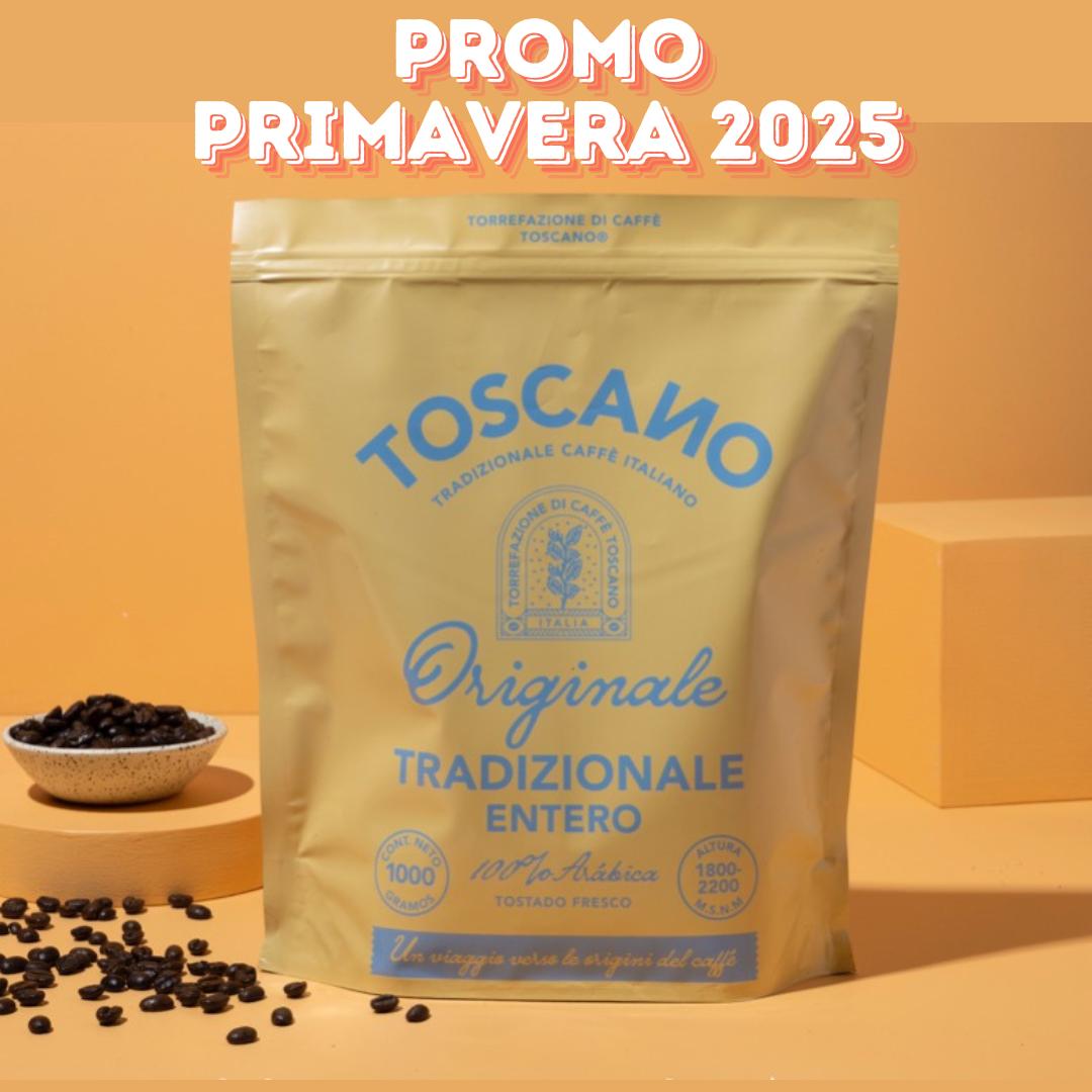 Promo Primavera: Café Toscano Tradizionale 1kg
