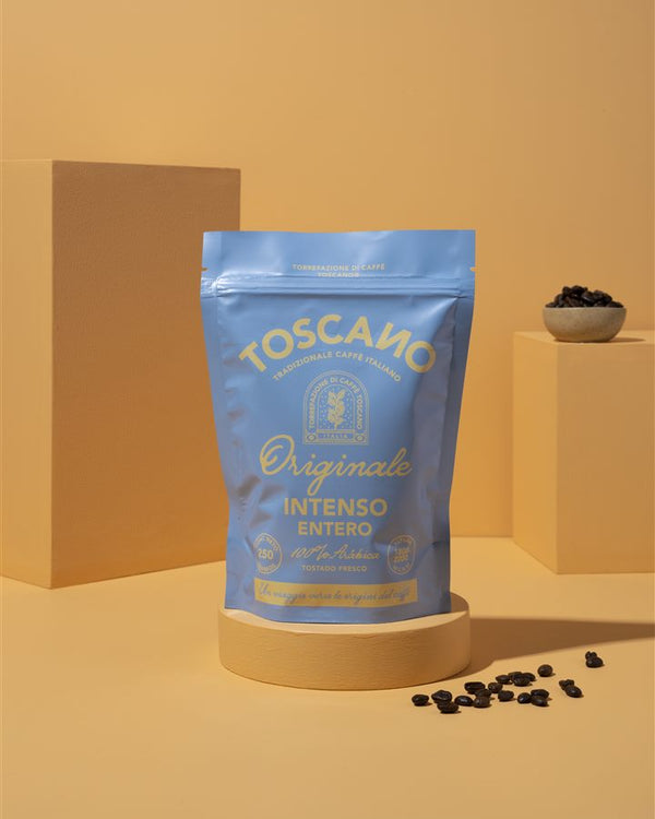 Café Toscano Intenso Entero 250 g con granos